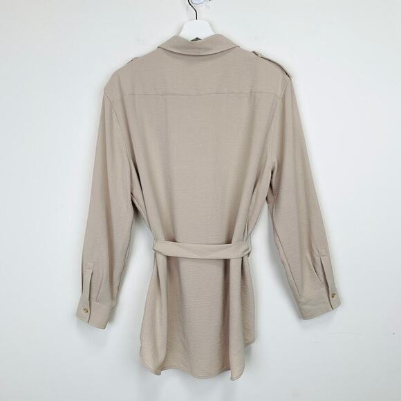 NWT Calvin Klein Belted Tunic Size L - Picture 5 of 11